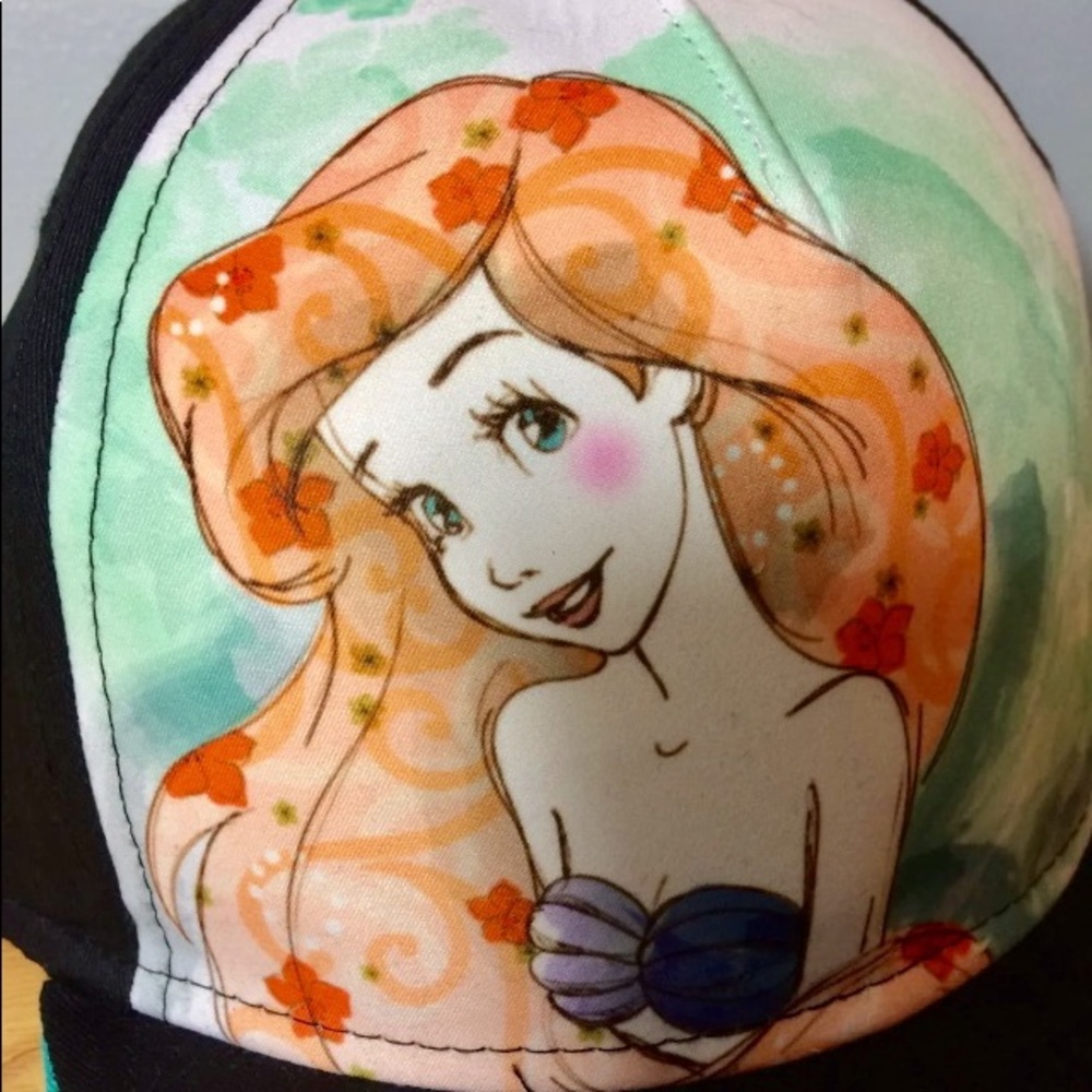 Ariel Disney Princess SnapBack Hat Cap Little Mermaid - Picture 2 of 7